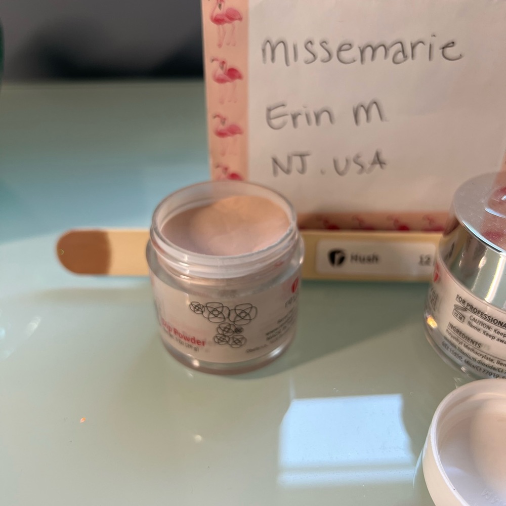 Revel Nail Dip Powder Hush, medium nude skin tone shade